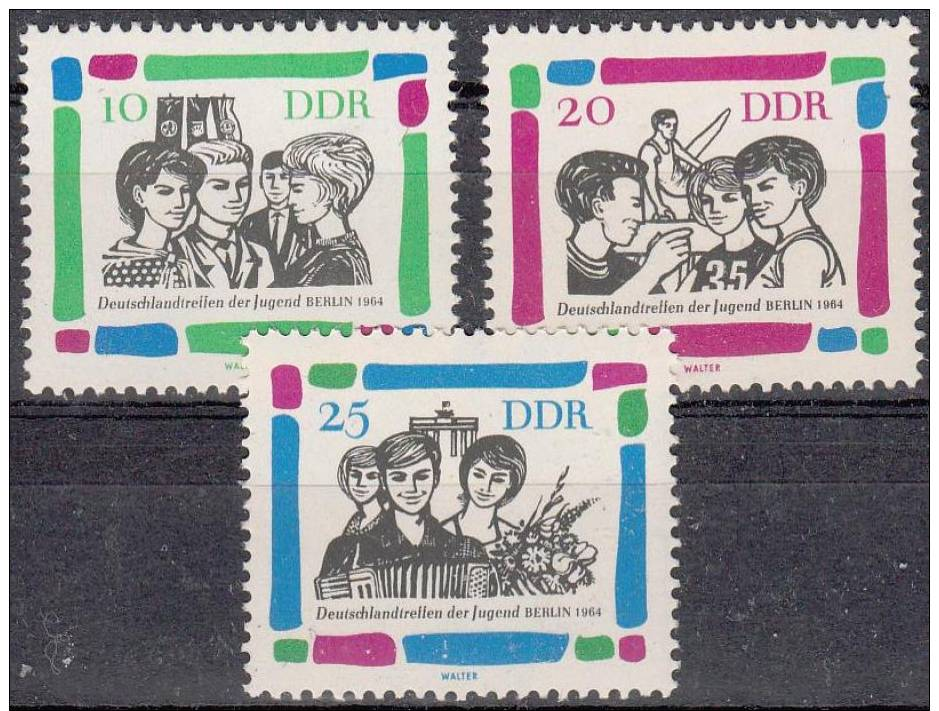 DDR 1022-1024 Postfrisch ** (17492) - Neufs