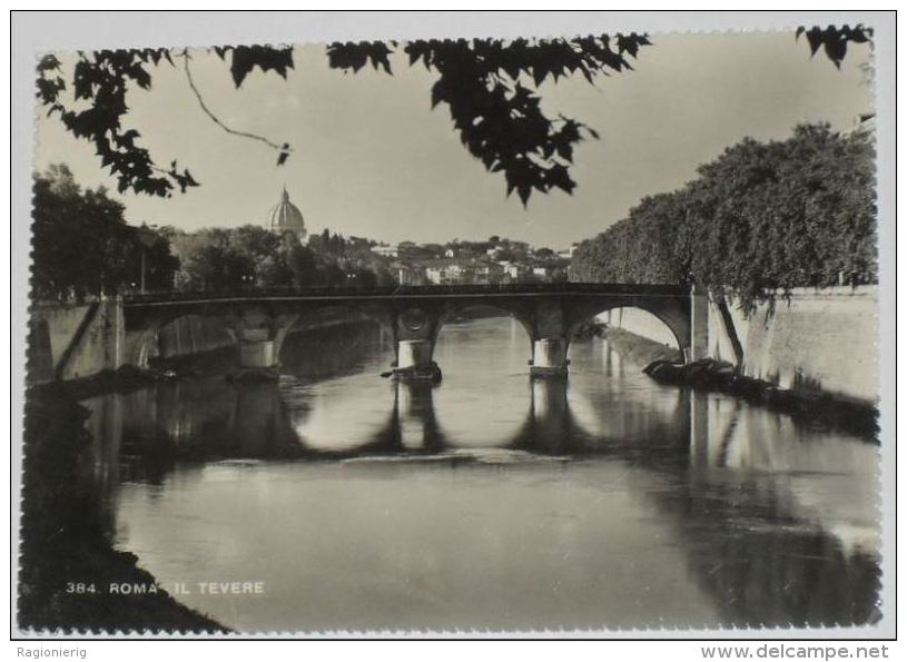 ROMA - Il Fiume Tevere E Cupola Di S.Pietro - 1949 - Fiume Tevere