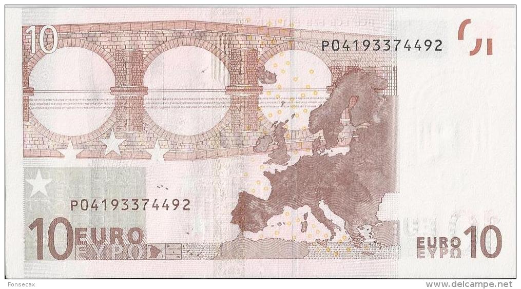 VF NOTA 10 EUROS DO PAYS BAS G006 C3  ASSINATURA  W.D. UNC  W.D. - 10 Euro