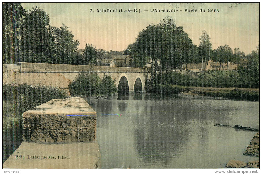 47 - Astaffort - L'Abrevoir - Porte Du Gers - Lot Et Garonne  - Voir Scans - Astaffort