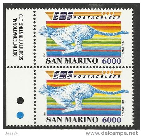 1995 San Marino Saint Marin POSTACELERE 2 Serie In Coppia MNH** - Posta