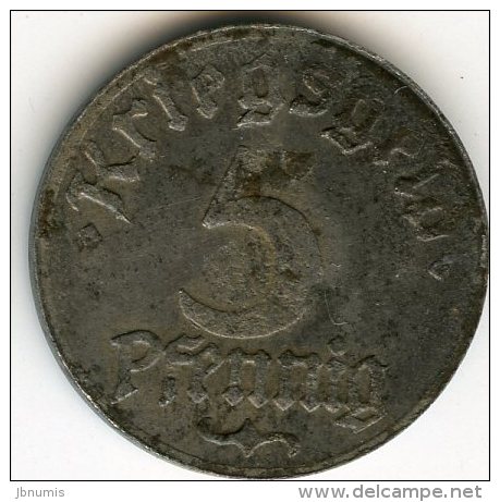 France Allemagne Strasbourg Strassburg 5 Pfennig 1918 Kriegsgeld - Fer - Autres & Non Classés