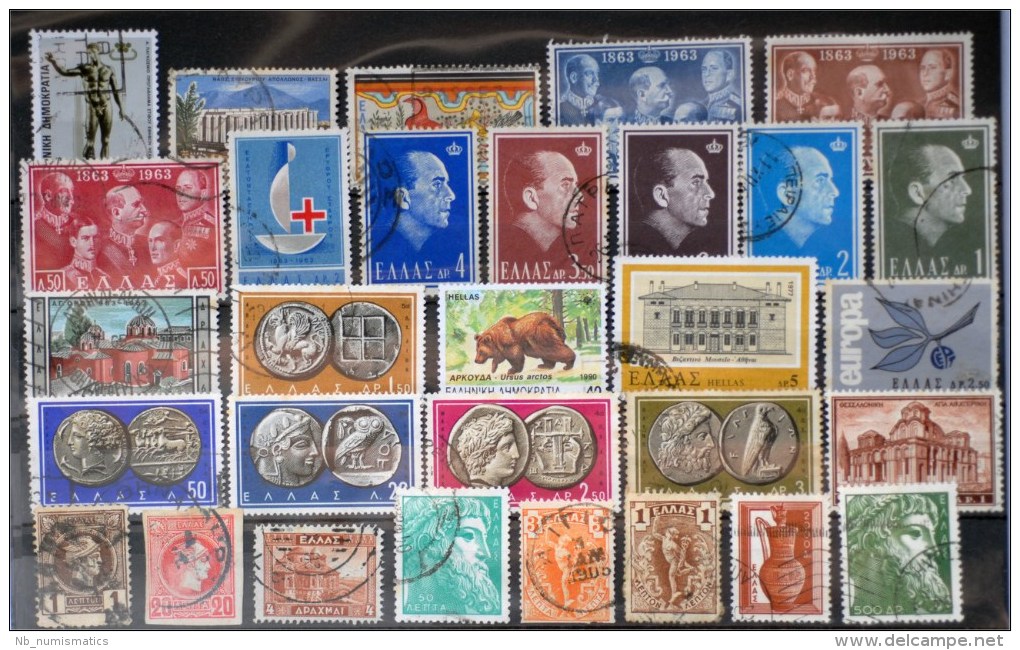 Greece-Lot Stamps (ST402) - Lotes & Colecciones
