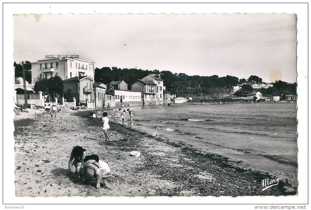 CPSM 83 SAINT-ELME LES SABLETTES LA PLAGE ENFANTS HOTEL DE LA JETEE - Autres & Non Classés