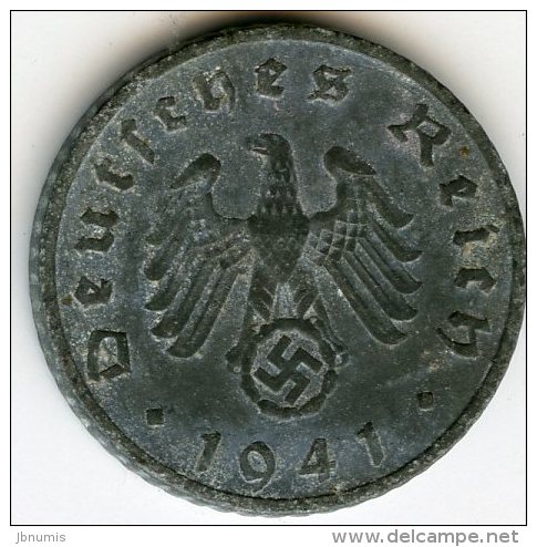 Allemagne Germany 5 Reichspfennig 1941 F J 370 KM 100 - 5 Reichspfennig