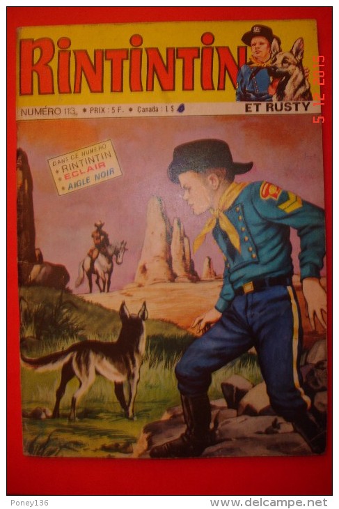 Rintintin N°113,1979.18,3x26. - Rintintin