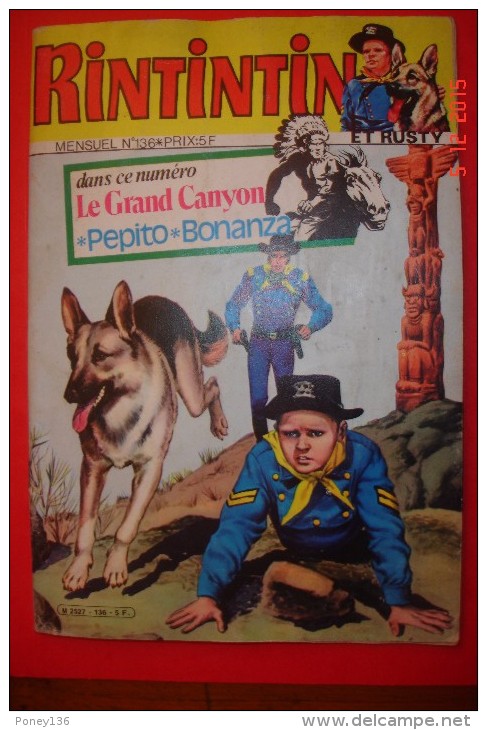 Rintintin N°136,1981.18,3x26. - Rintintin