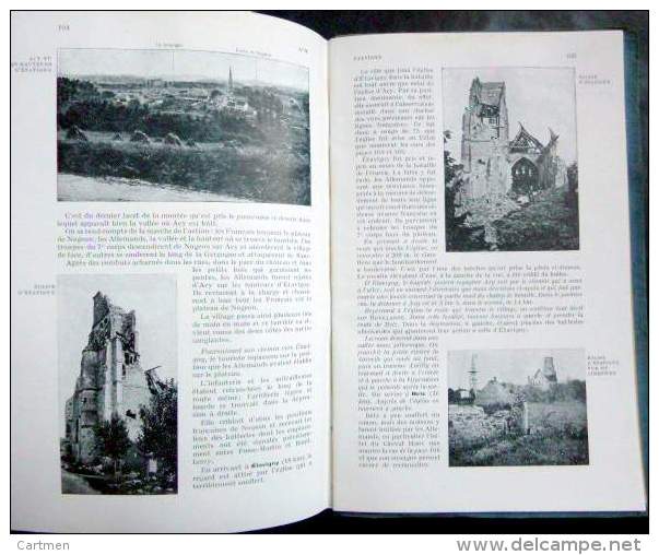 51 MICHELIN GUIDES ILLUSTREES DES CHAMPS DE BATAILLES L'OURCQ 1919 CARTES PLANS PHOTOS - Autres & Non Classés