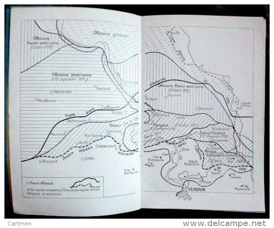 55 MICHELIN GUIDES ILLUSTREES DES CHAMPS DE BATAILLES VERDUN 1919 CARTES PLANS PHOTOS - Other & Unclassified