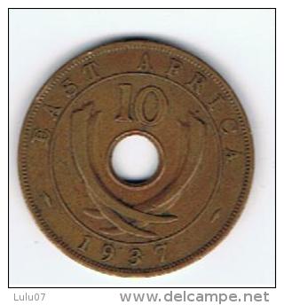 Monnaie    EAST   Africa  10 Cents    1937 - Autres – Afrique