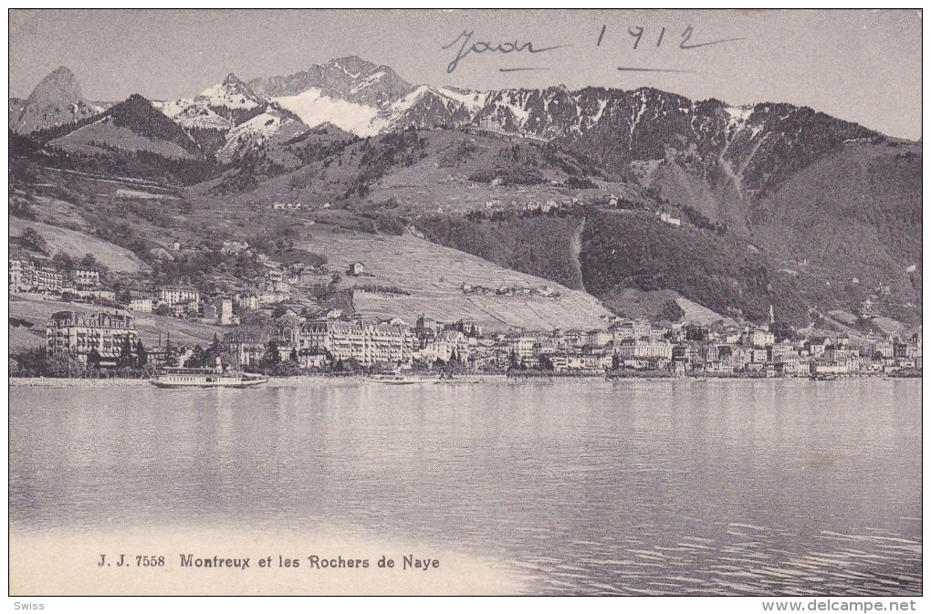 MONTREUX ET LES ROCHERS DE NAYE - Roche