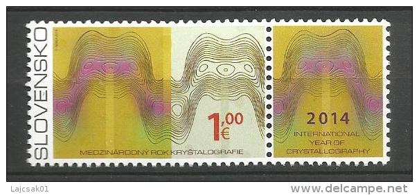 Slovakia 2014.  International Year Of Crystallography MNH - Neufs