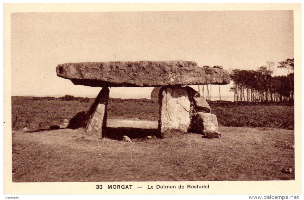 MORGAT  -  Le Dolmen De Rostudel - Morgat