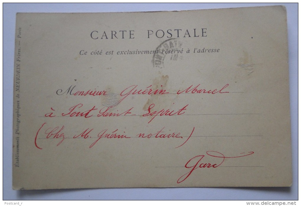France Marseille Vue Generale Prise Du Château Stamp A 73 - Non Classés