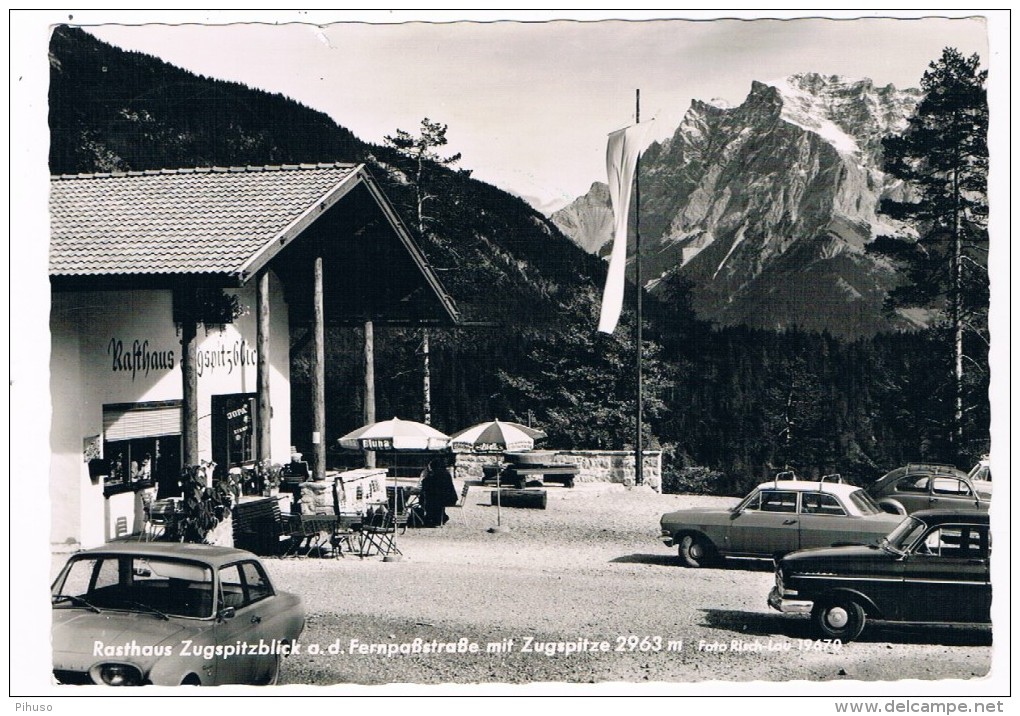 Ö-2786    BIBERWIER : Rasthaus Zugspitzblick  ( Opel, Ford) - Reutte