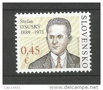 Slovakia 2014. Stefan Osusky Slovak Diplomat MNH - Neufs