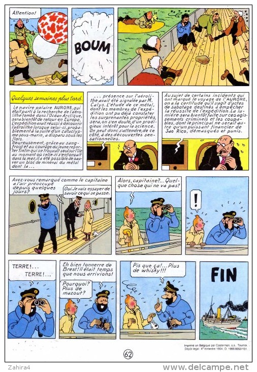 Hergé - Les Aventures De Tintin - L'étoile Mystérieuse - Casterman - Hergé