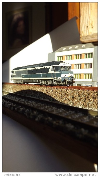 SCALA N ECHELLE - Minitrix 2906 LOCO DIESEL PESANTE SNCF BR CC 72080 - N SPUR - Locomotive