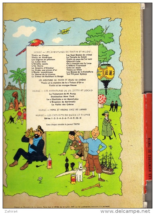 Hergé - Les Aventures De Tintin - Tintin Au Congo - Casterman - Hergé