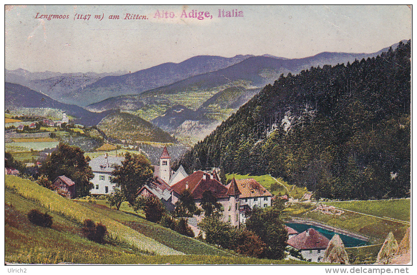 AK Lengmoos Am Ritten - Alto Adige - 1924 (20385) - Sonstige & Ohne Zuordnung