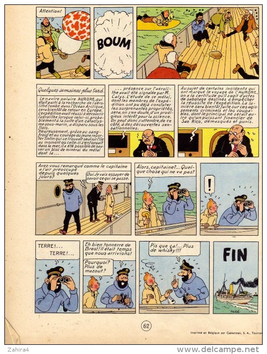 Hergé - Les Aventures De Tintin - L'étoile Mystérieuse - Casterman - Hergé