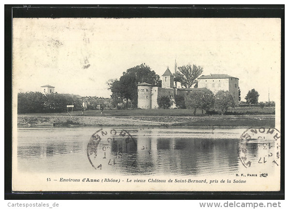 CPA Saint-Bernard, Vue Du Vieux Château De Saint-Bernard, Prise De La Saône - Other & Unclassified