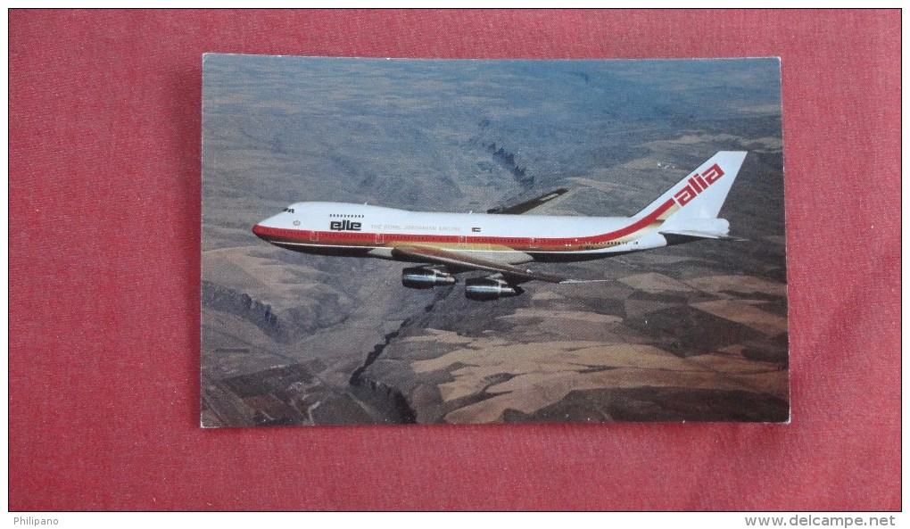 Elle Alia Royal Jordian Airline Boeing 747  = = =  2109 - 1946-....: Moderne