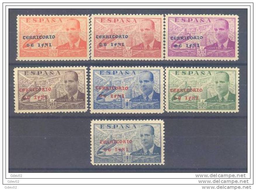 IF15HSTV-LFT3850TM.Marruecos.Maroc.Marocco.IFNI.Ingeniero  JUAN DE LA CIERVA. 1941(Ed 15H/P*) COn Charnela. - Maroc (1956-...)