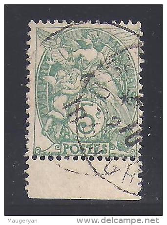 Type Blanc  N° 111 E  - Type 1B  Timbre  De Carnet Oblitéré - Cote : 13 € - 1900-29 Blanc