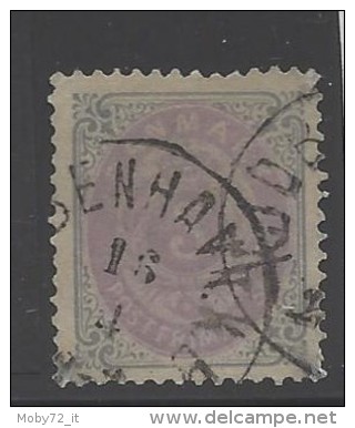 Danimarca - 1871 - Usato/used - Cifra - Mi N. 17 - Usati