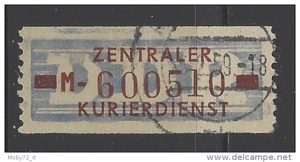 DDR - 1958 - Usato/used - Servizio ZKD - Mi N. 20 - Altri & Non Classificati