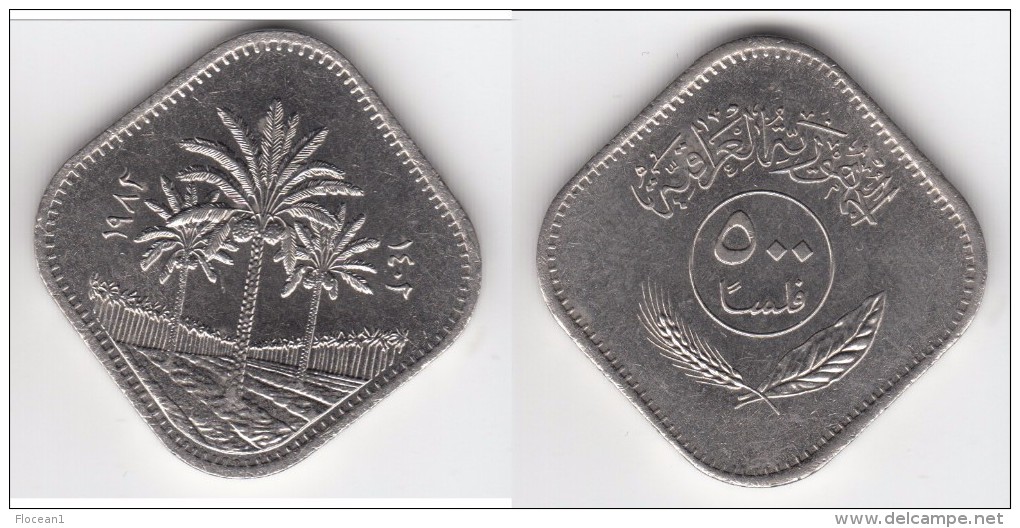 QUALITY **** IRAQ - 500 FILS 1982 - VARIETY: 500 FALSAN - TREES PALM **** EN ACHAT IMMEDIAT !!! - Iraq