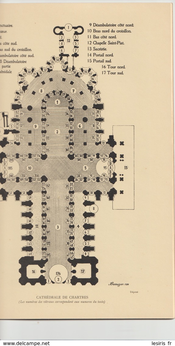 MONOGRAPHIE DE LA CATHEDRALE DE CHARTRES - ETIENNE HOUVET - NOMBREUSES ILLUSTRATIONS - 1901-1940