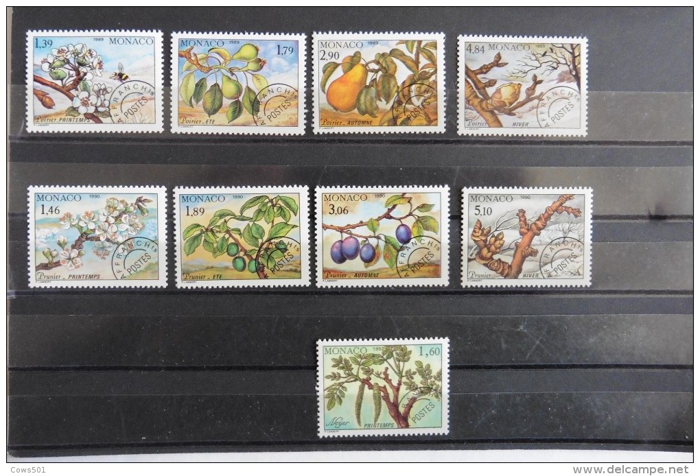 Monaco :9 Timbres Neufs Préoblitérés - Collections, Lots & Series