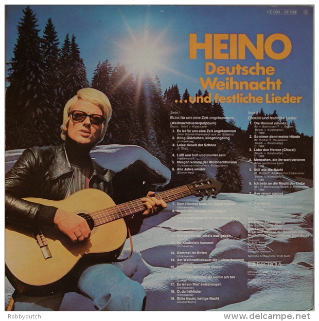 * LP *  HEINO - DEUTSCHE WEIHNACHT...UND FESTLICHE LIEDER (incl. Pop-up Cover!!! Rare!!!)( Germany 1974) - Christmas Carols