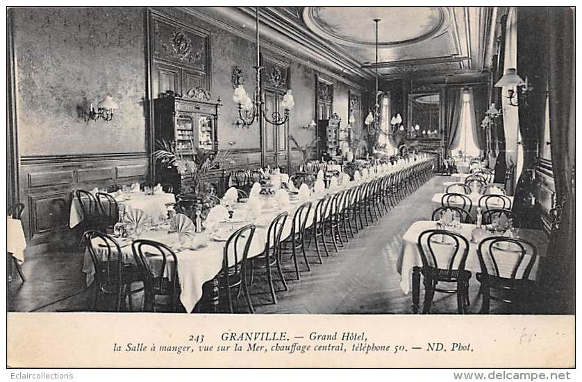 Granville   50       Salle A Manger Du Grand Hôtel - Granville