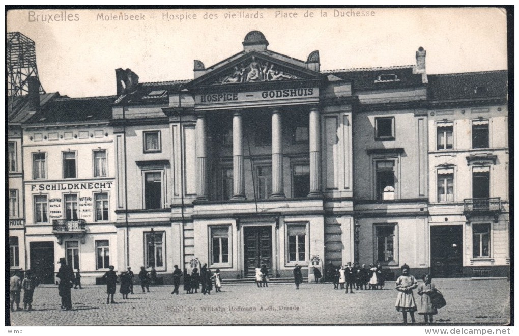 Molenbeek : Hospice Des Vieillards Place De La Duchesse / Belle Animation - Molenbeek-St-Jean - St-Jans-Molenbeek