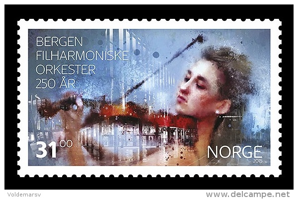 Norway 2015 Mih. 1897 Music. Bergen Philharmonic Orchestra MNH ** - Unused Stamps