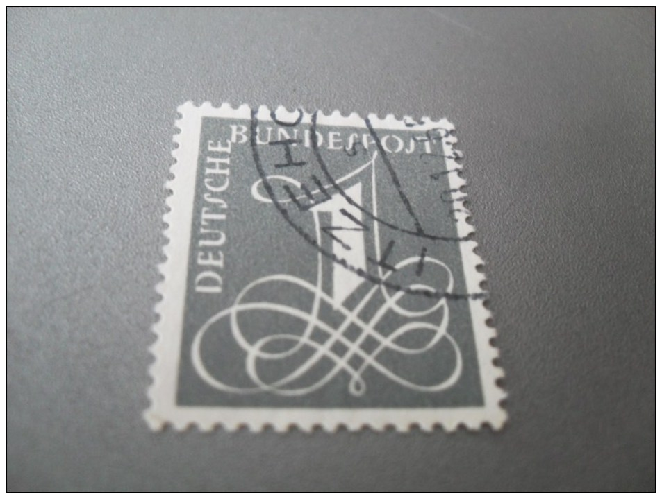 BRD 1955  Mi. Nr. 226y  O / Gestempelt  Papier Mit Fl.   " Zifferzeichnung " - Used Stamps