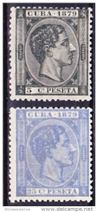 2015-0585 Cuba Edifil 50 Y 53 NSG (*) - Kuba (1874-1898)