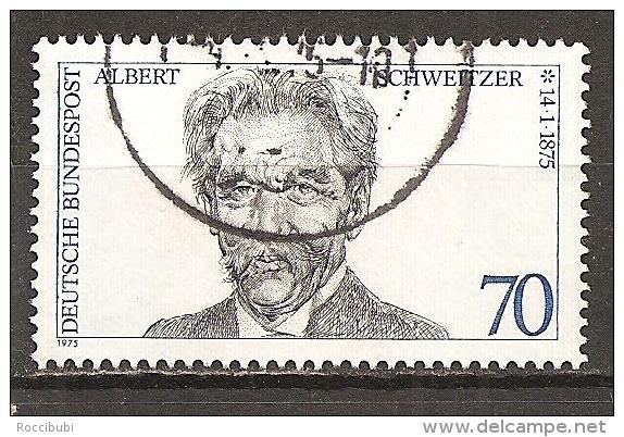 BRD 1975 - Michel 830 Gest. (M) - Albert Schweitzer