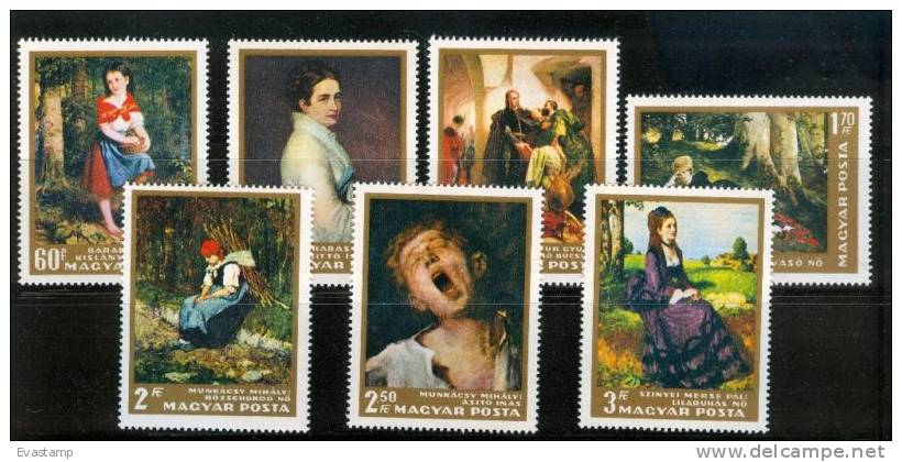 HUNGARY - 1966.Hungarian Paintings I. Cpl.Set MNH! - Unused Stamps