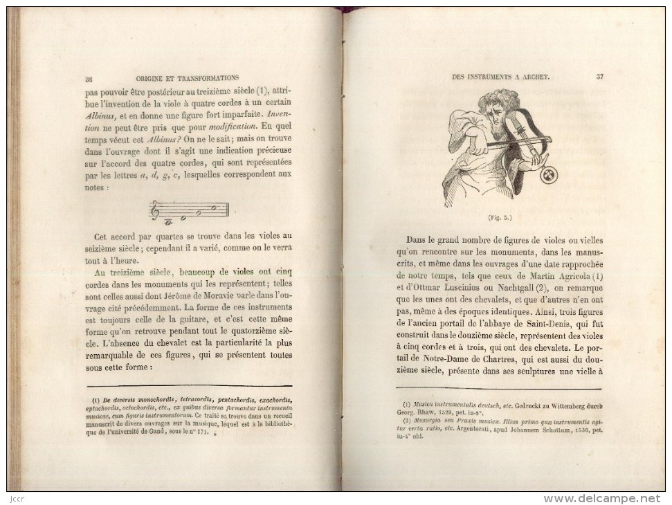 Antoine Stradivari Luthier célèbre connu sous le nom de Stradivarius... par F. J. Fétis - 1856