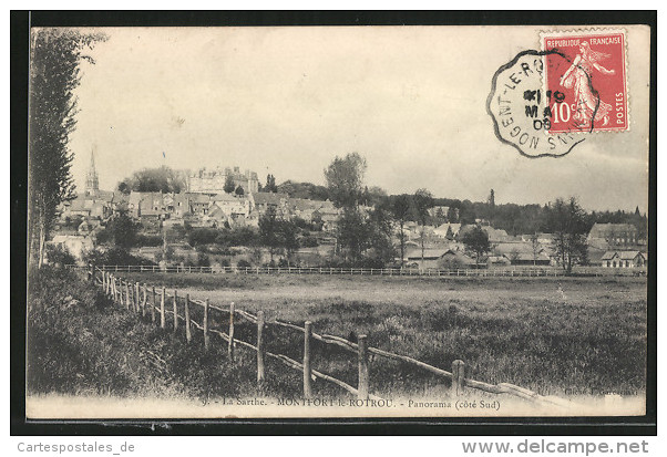 CPA Montfort-le-Rotrou, Vue Générale - Other & Unclassified