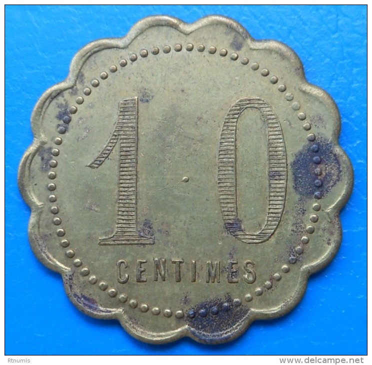 Longwy 54 Bailly , Gouraincourt 10 Centimes Elie 15.2 - Monétaires / De Nécessité