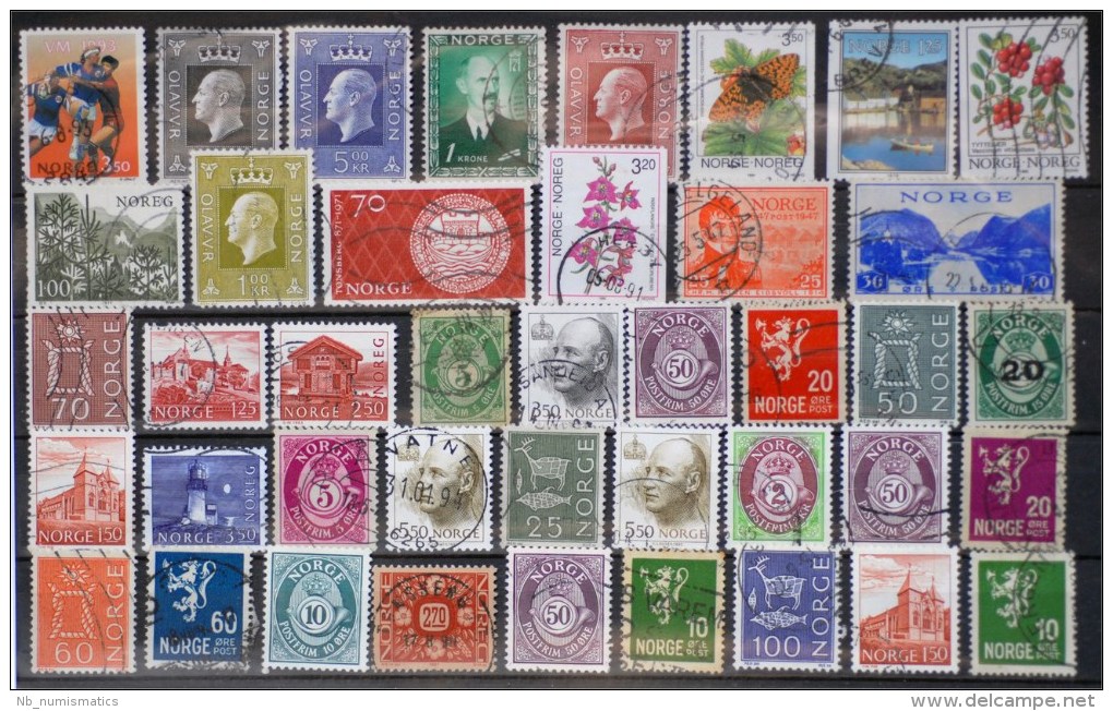 Norway-Lot Stamps (ST483) - Collections