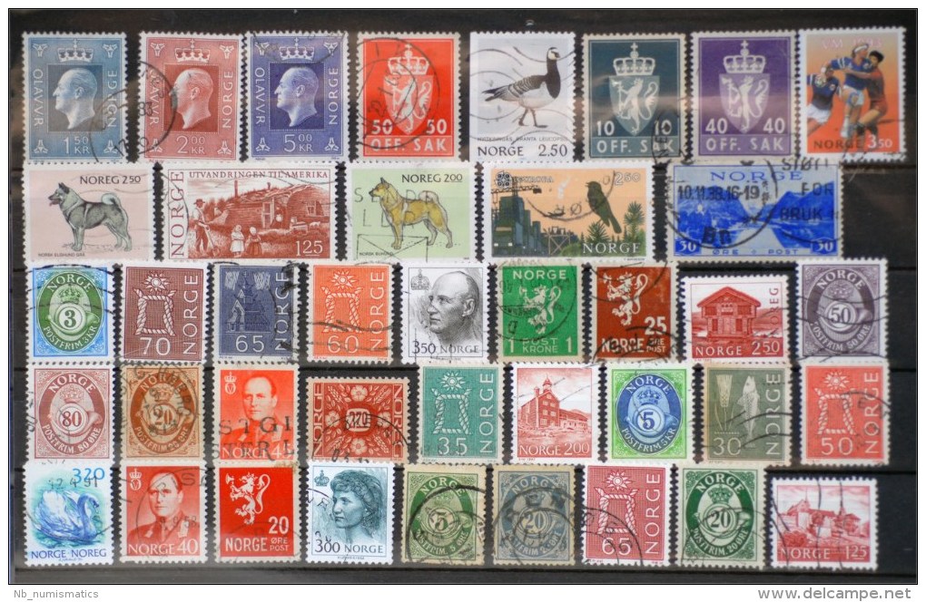 Norway-Lot Stamps (ST490) - Collections