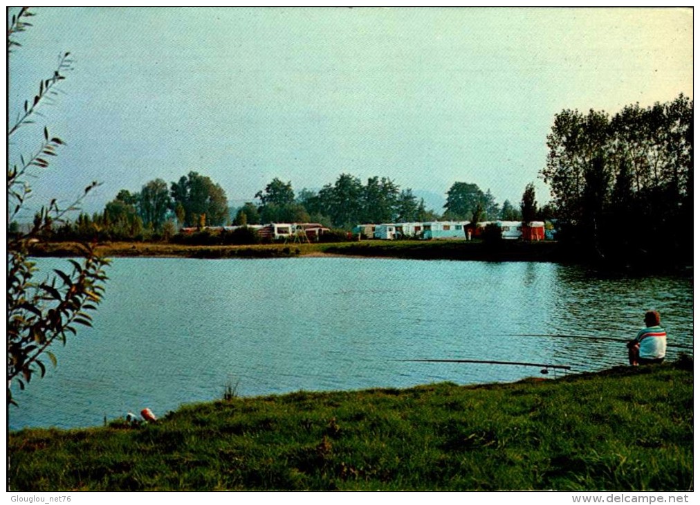 27-DANGU..ETANG 'LE FOND DE L'AULNAY"..PECHE..CAMPING...CPM ANIMEE - Dangu