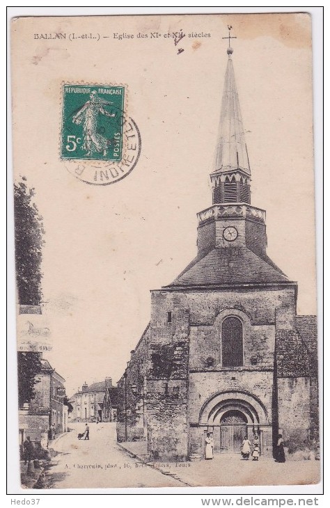 Ballan - Eglise Des XIe Et XIIe Siècles - Ballan-Miré