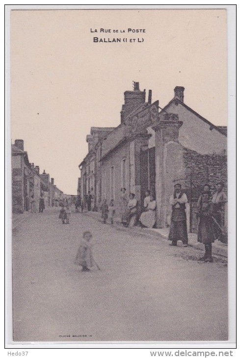 Ballan - La Rue De La Poste - Ballan-Miré